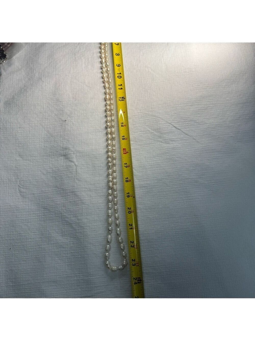 Real  Pearl Necklace Long - Picture 3 of 3